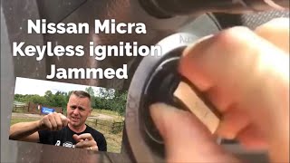 Nissan Micra k12 Keyless Ignition Won’t turn How To Repair