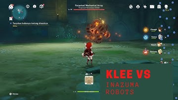 This Robots Try To Challange Klee in Bombing Contest