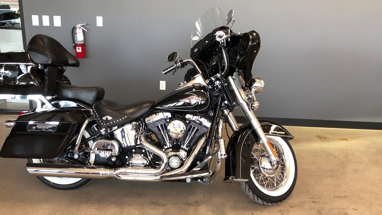 030611 2009 HARLEY-DAVIDSON SOFTAIL HERITAGE CLASSIC - FLSTC - YouTube