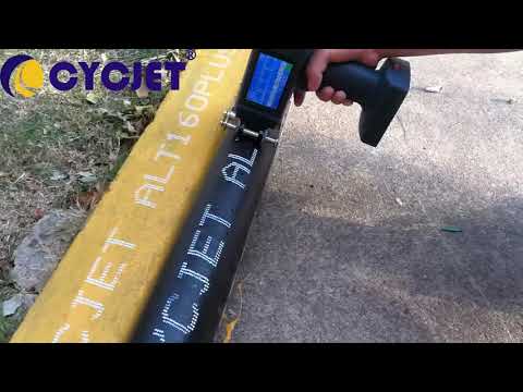 CYCJET ALT160Plus Steel Pipes Inkjet Printing