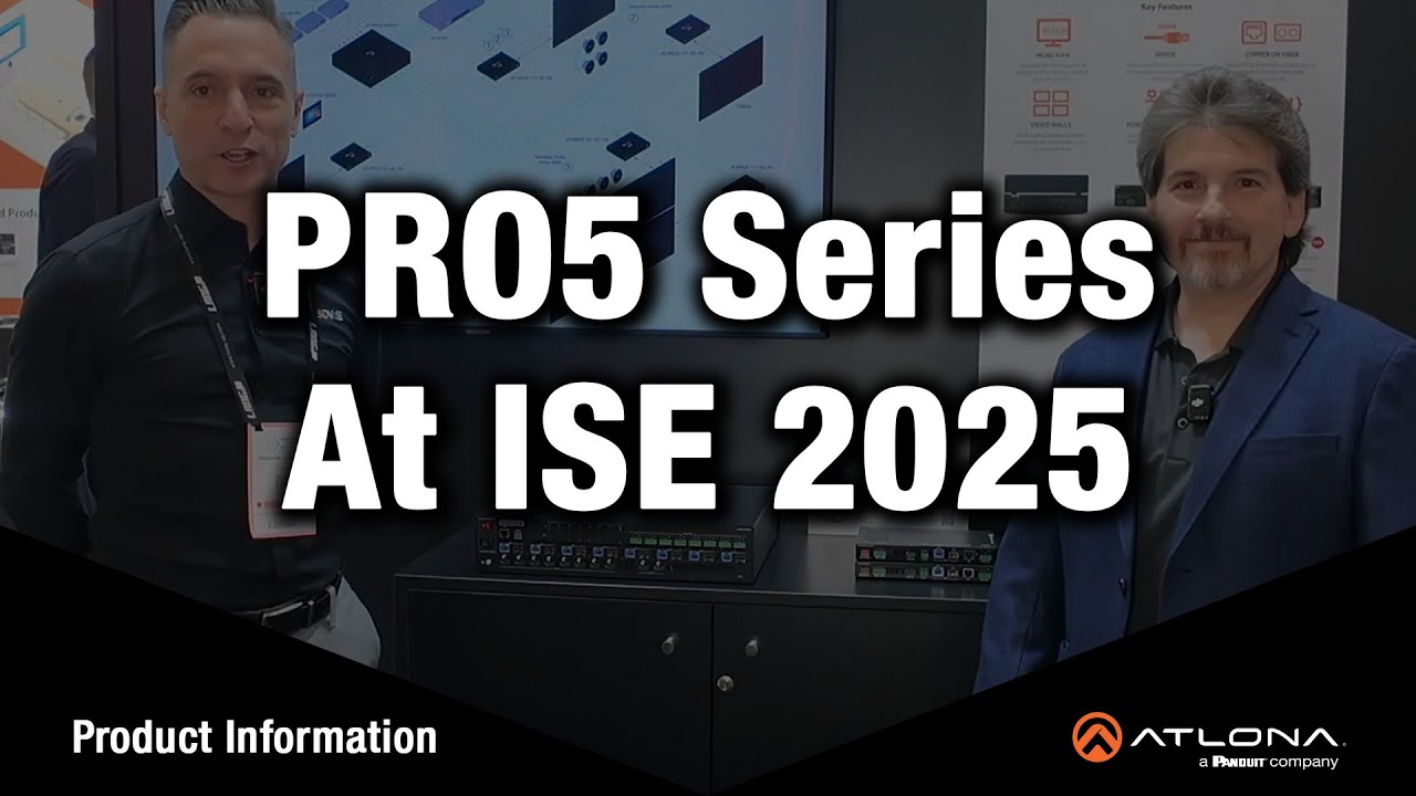 Atlona PRO5 Series At ISE 2025 - SDVoE Alliance Interview - YouTube