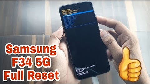 Samsung Galaxy F34 5G Full Reset