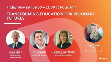 OEB 2024 - Friday Keynote Plenary: Transforming Education for Visionary Futures