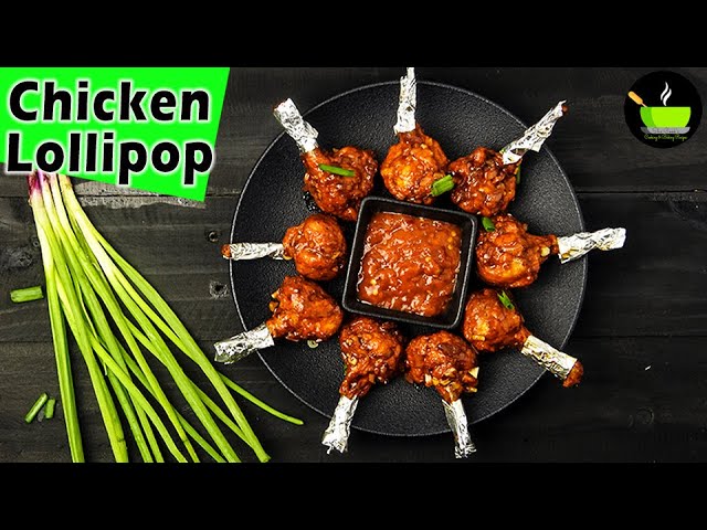 Chicken Lollipop | Restaurant Style Chicken Lollipop| Drums Of Heaven | How To Make Chicken Lollipop | She Cooks