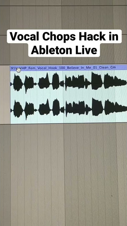 Vocal Chops Hack in Ableton Live