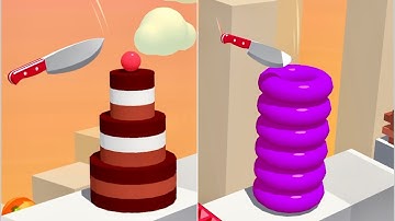 Slice it all🔪🍊🎃: All Levels Gameplay Android, iOS ASMR Cutting Game New Update