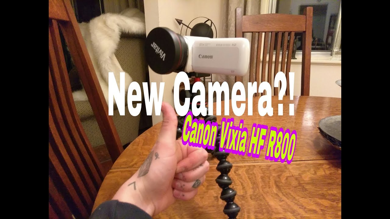 Canon Vixia HF R800 (White) Unboxing and Overview with Lens Kit YouTube
