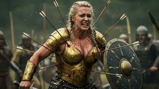 Men Attempt To Stop Amazon Women With Arrows At War But Fail.