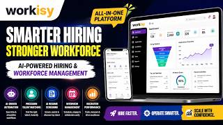 #Workisy All-in-One platform for intelligent #hiring and #workforcemanagement | Hr Managemnt