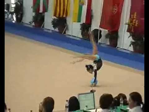 RITMICA CRISTINA LOPEZ PONFERRADA 2008 PELOTA