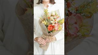 ブーケ×ブーケで仕上げる花束 ラッピング編 #アーティフィシャル