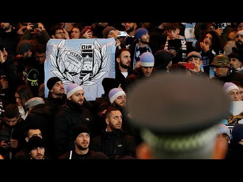 Lazio fans filmed making Nazi salutes on streets of Glasgow - Lazio fans filmed making Nazi salutes on streets of Glasgow