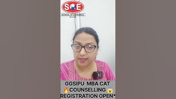 GGSIPU 😱😱 MBA CAT COUNSELLING 🔥🔥REGISTRATION ANNOUNCE ADMISSION PROCESS & GUIDANCE #mba  #cat #cp