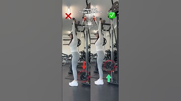 Cable Overhead Tricep extension ✅ #fitnessdilek #fitnesshacks #gymhacks #fitnesstips #gymtips