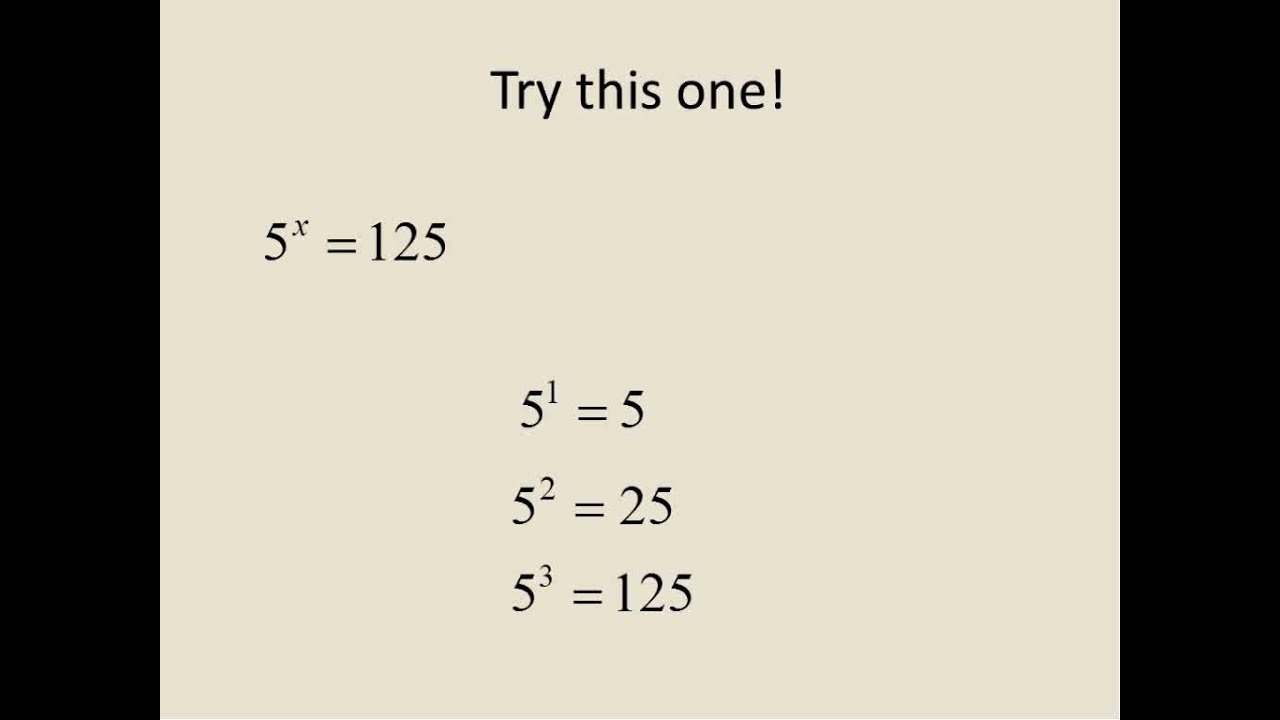 Introduction to Solving Exponents with Variables (Simplifying Math