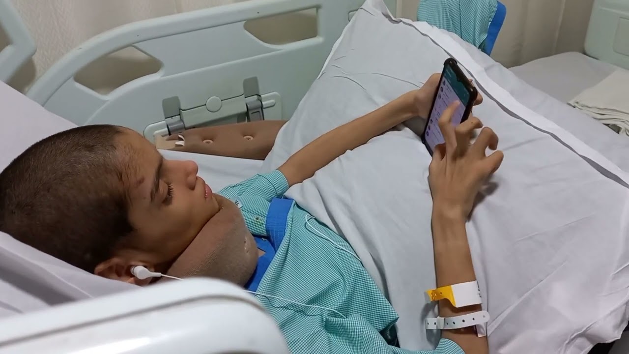 Using mobile for the first time after surgery | Afsheen Gul