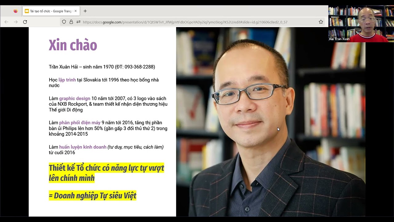Outline Video Go Share | Tái phát minh tổ chức - Mr. Trần Xuân Hải