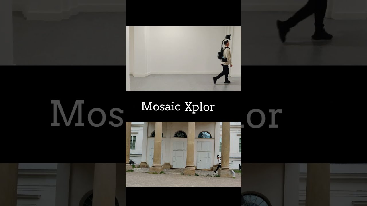 Mosaic Xplor - Fully Spherical 360º Mobile Mapping Backpack Camera Equipped with LiDAR and GNSS