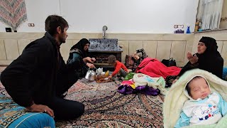 Babak returned to the village and Narges and her daughter stayed in the city for medical examination
