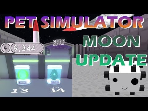 Moon Update New Pets Pet Simulator Roblox Youtube - roblox pet simulator moon