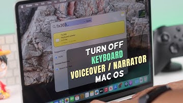 How To Turn Off Keyboard Narrator on MacBook Pro / Air!