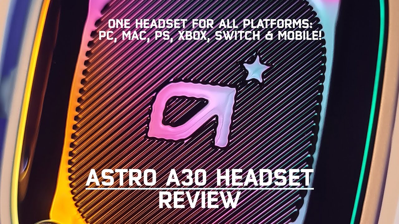 Astro Gaming A30 Wireless Headset - Unboxing, Device Overview, Mic  Recording & Gameplay Demo 