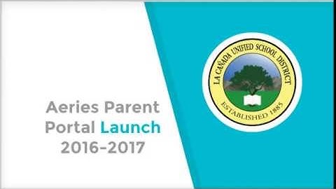 Aeries Parent Portal Directions to Create Account