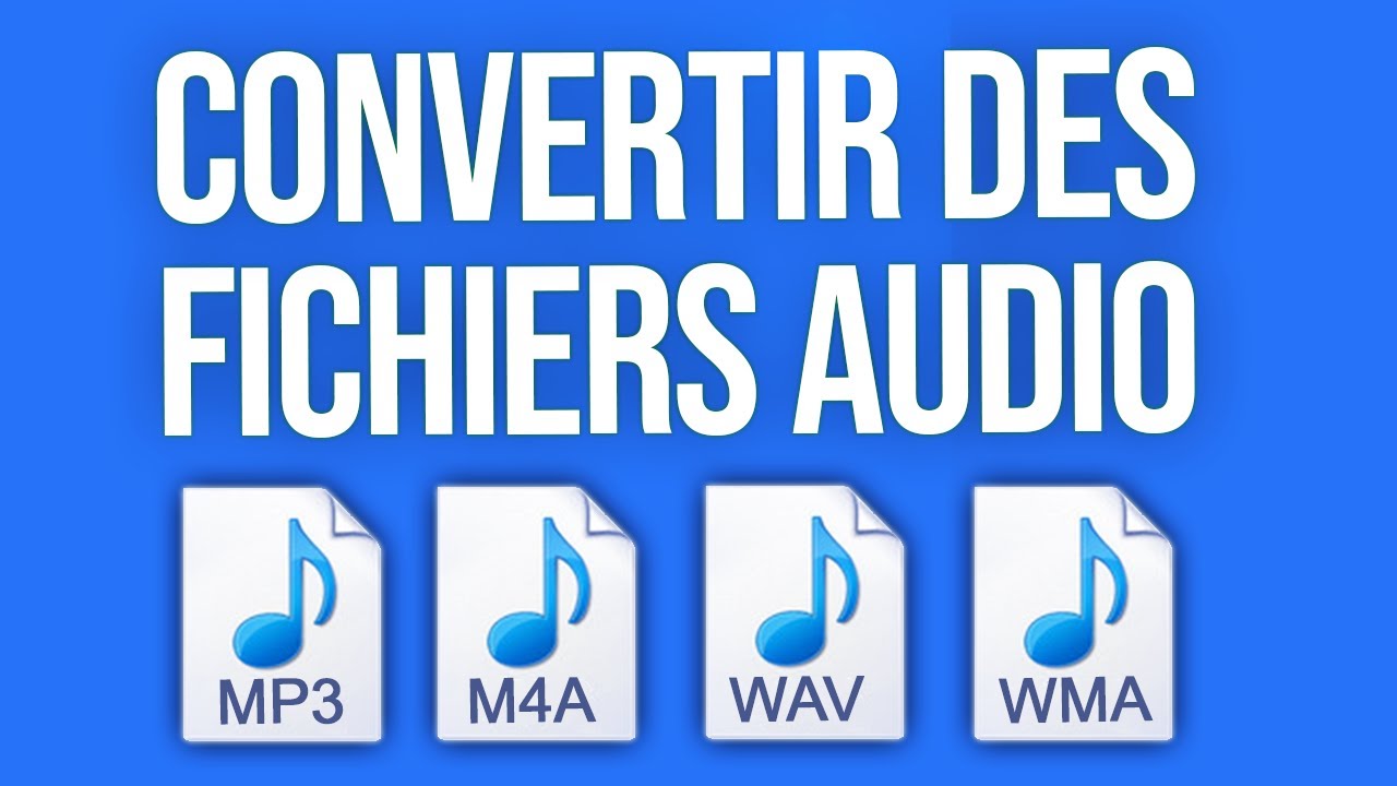 Comment Convertir un Fichier Audio d'un format à un autre (MP3, WAV, M4A,  ...) - YouTube