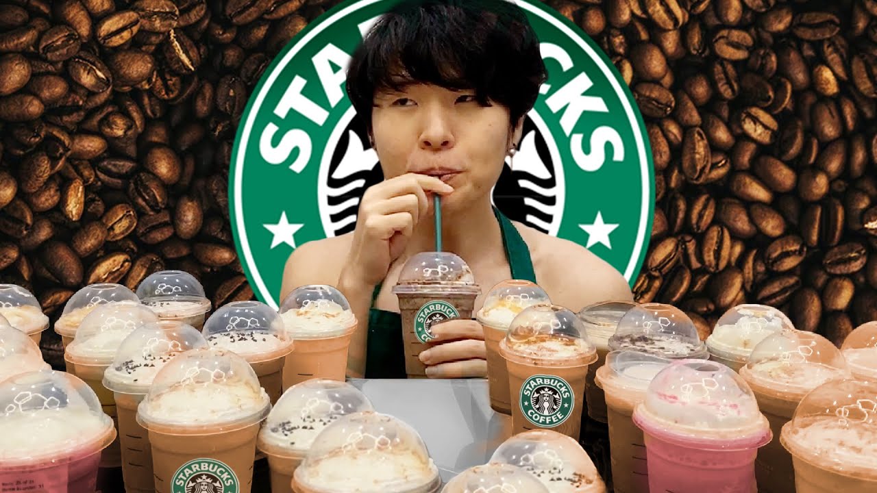 we tried every frap ice coffee on the Starbucks Menu...