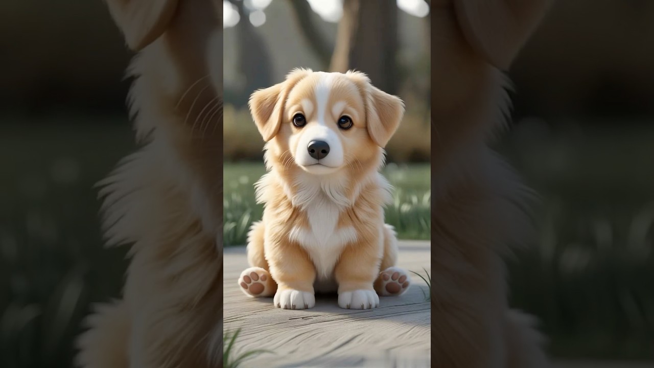 Fuzzy Fuzzy Cute: Playful Puppy Moments 🐶💖   