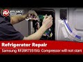 Samsung Refrigerator Repair - Lights Not Working - Main Control Board
