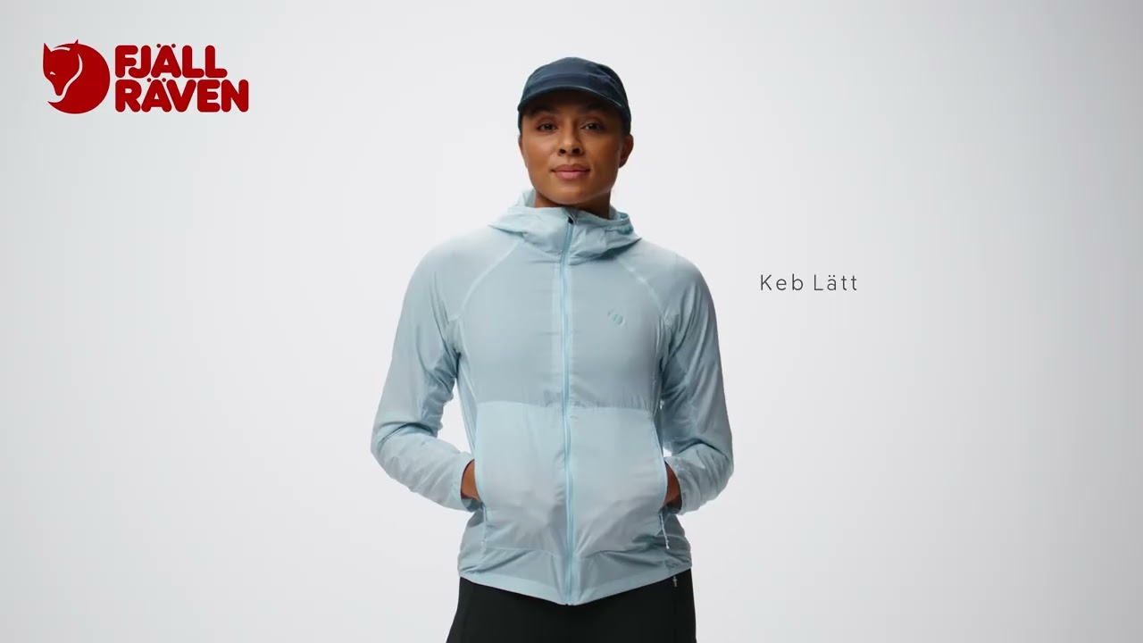 Preview of Fjallraven Keb Latt Wind Jacket - Women's Video