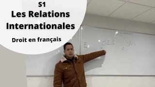 S1- Les Relations Internationales (Droit En Français)