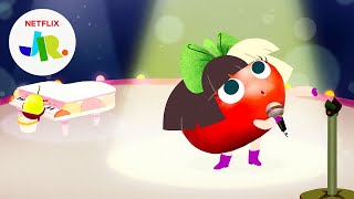 “I’m a Fruit” Song for Kids Ft. Sia the Tomato 🍅 Waffles + Mochi | Netflix Jr