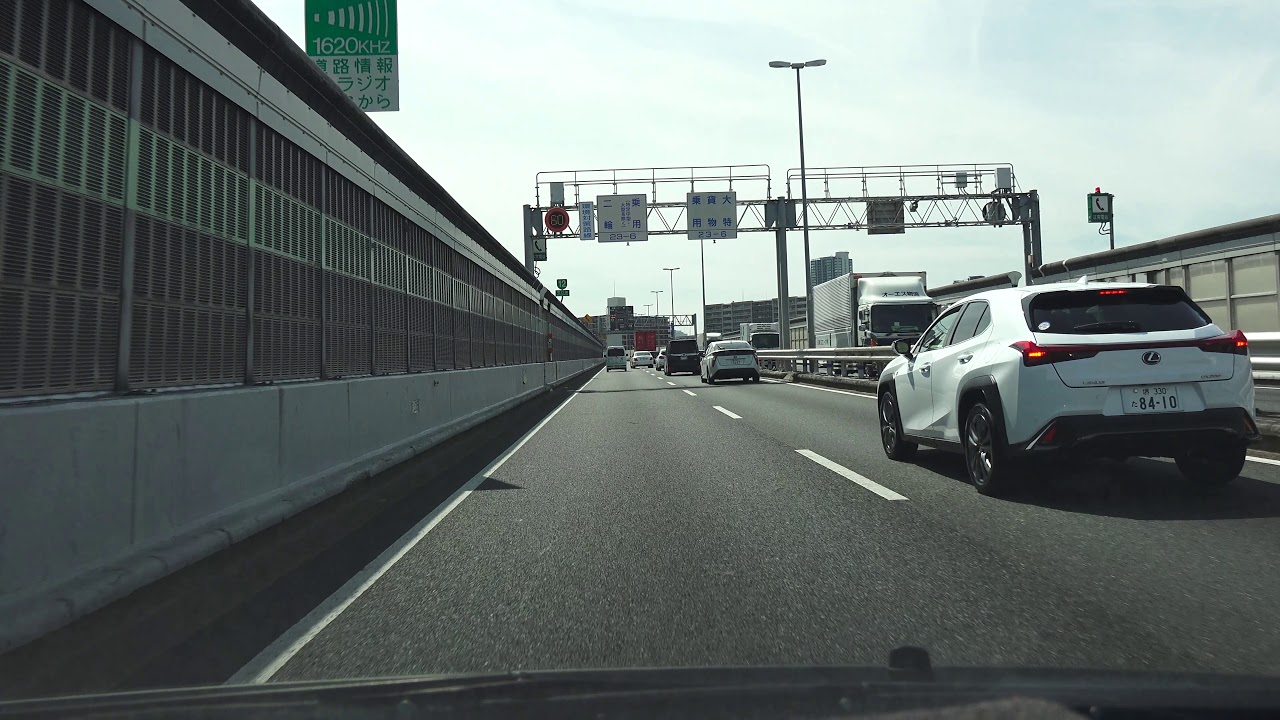 4K　阪神高速12号・守口線　大阪方面　全線・等速　京阪国道→環状線→神戸線分岐まで