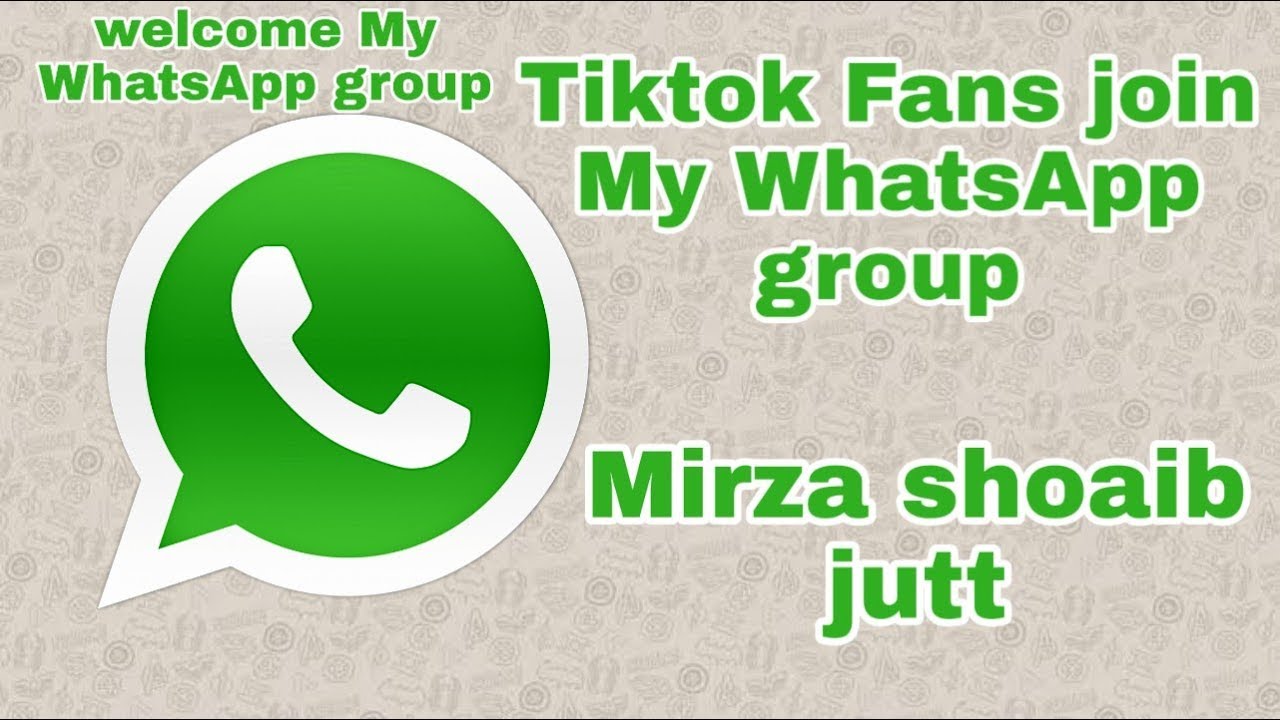 tikTok fans join my WhatsApp group welcome my channel