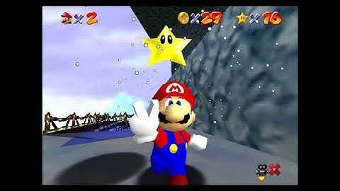 Where to find ALL Red Coins in Cool Cool Mountain (Frosty Slide for 8 Red Coins) Super Mario 64 HD
