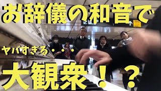 駅で「お辞儀の和音」ガチで弾いたら大変なことになったwwwwwwww【ストリートピアノ】