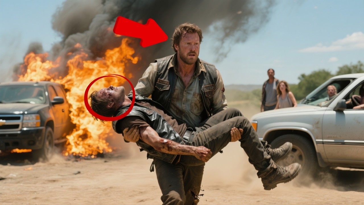 Single Dad Pulled a Biker From a Fiery Crash — He Had No Clue He’d Saved the Feared King