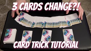 3 Card Surprise! EPIC Card Trick Tutorial