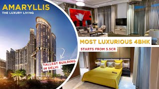 Amaryllis 3/4/5 BHK Karol Bagh Price | Delhi's Tallest Tower | Luxury Apartment Vlog