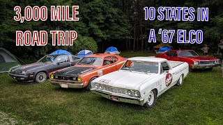 Taking a 3,000 Mile Road Trip in my LS Swapped El Camino! 10 States & 1 Flash Flood, will I make it