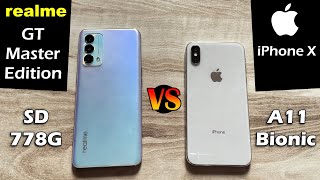 iPhone X vs Realme GT Master Edition Speed Test🔥| Shocking Results! A11 Bionic vs Snapdragon 778G?