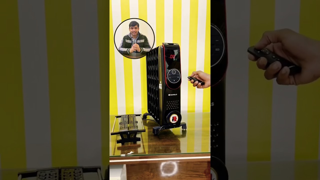 HAVELLS OFR 11 Digi Wave Fin 2500W Oil Filled Room Heater | गर्मी का मजा  लीजिए और कपड़े भी सुखाएं 🫡 - YouTube