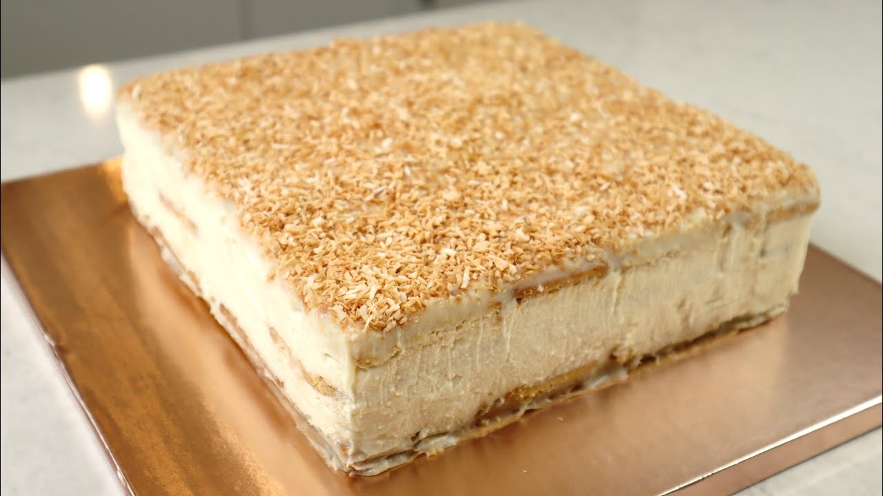 Delikatne ciasto Raffaello bez pieczenia na krakersach