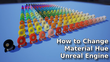 How to Change Material Hue in Unreal Engine - UE Beginner Tutorial