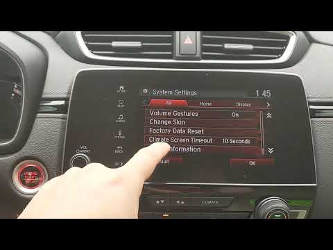 How to: Customizing my Honda CRV touch screen.