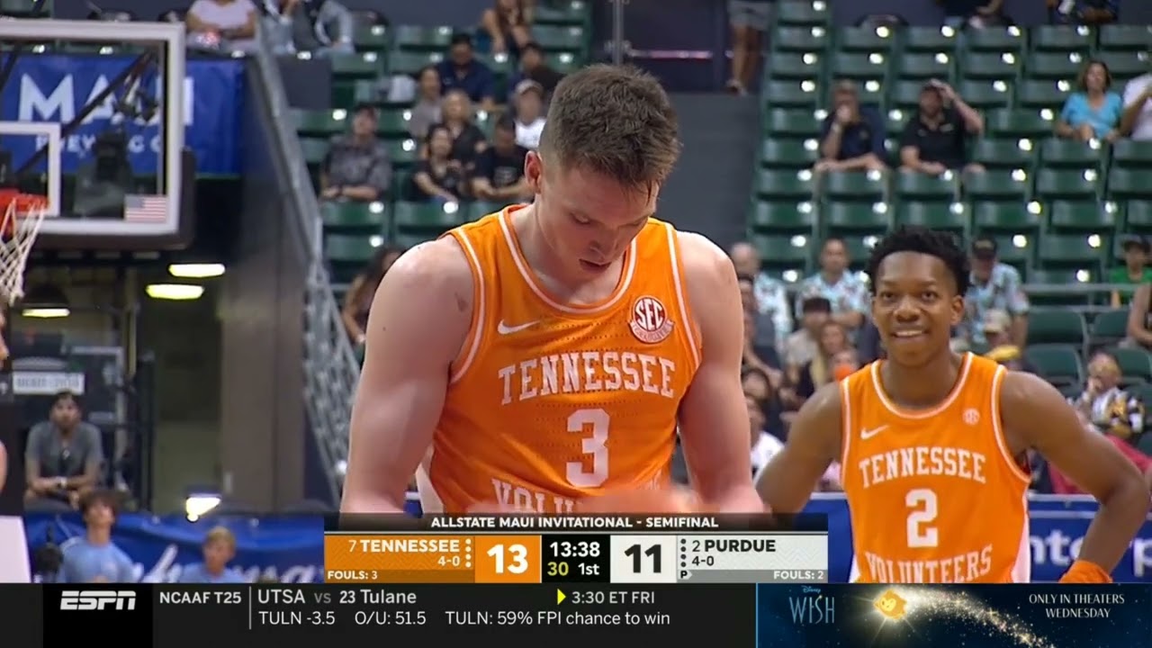 B Ball #2 Purdue 71  #7 Tennessee 67  112123