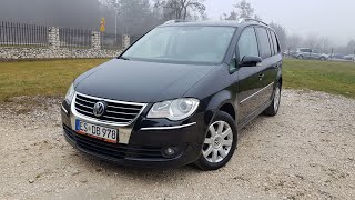 VW Touran I Lift 2007r 2.0 TDI Highline Prezentacja Samochodu