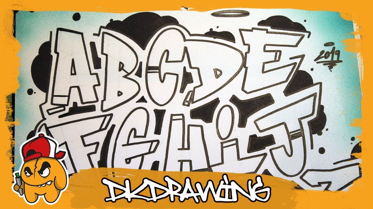 graffiti alphabet fonts a z